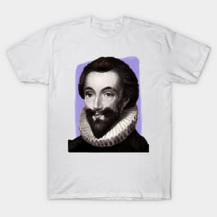 English Poet John Donne illustration T-Shirt